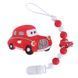 Прорезыватель WD210715 Машинка силиконовые бусы 26см Красный WD210715(Red) фото