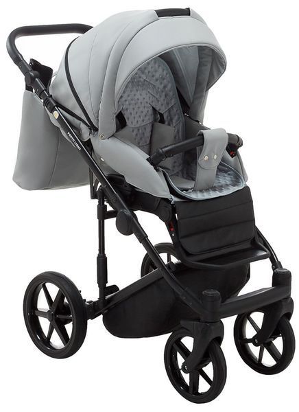 Коляска 2 в 1 Adamex Porto Light ECO SA-3 светло-серый 625714 фото