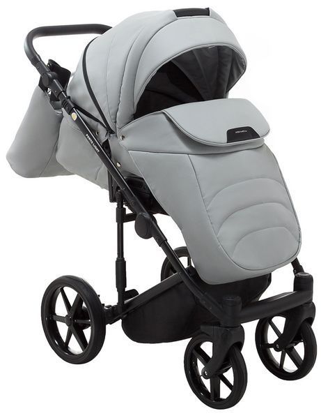 Коляска 2 в 1 Adamex Porto Light ECO SA-3 светло-серый 625714 фото