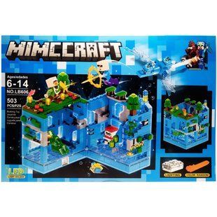 Конструктор "Minecraft" LB606, 503 елементи, LED LB606 фото