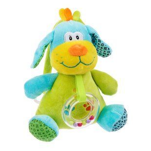 Брязкальце - м'яка іграшка Bambi C20560 з музичним механізмом Собачка Лакі C20560-3 фото