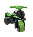 Мотобайк беговел Doloni Toys 0138/590 Черно-Зелёный 0138/590 фото