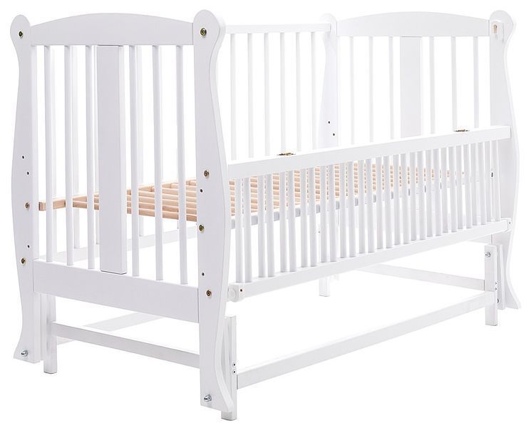 Ліжко Babyroom Грація DGMO-2 маятник, відкидний бік бук білий 680952 фото