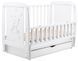 Кровать Babyroom Умка DUMYO-3 маятник, ящик, откидная сторона бук белый 626201 фото 2