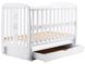 Кровать Babyroom Друзья DDMYO-3 маятник, ящик, откидная сторона бук белый 626196 фото 4