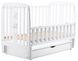 Кровать Babyroom Друзья DDMYO-3 маятник, ящик, откидная сторона бук белый 626196 фото 2
