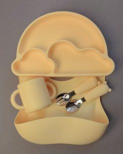 Набор посуды Стандарт Pastel Yellow 85645986982659874682 фото