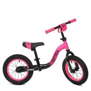 Біговел дитячий Profi Kids ML1201A-4 рожево-чорний, 12 дюймів ML1201A-4 фото