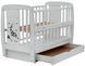 Ліжко Babyroom Жирафік DJMYO-3 маятник, ящик, відкидний бік бук сірий 625291 фото 3