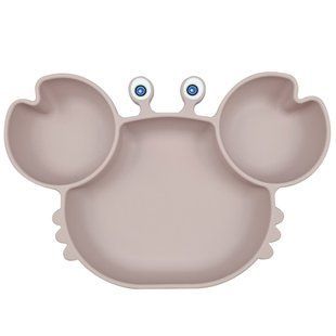 Детская тарелка для первого прикорма Краб Blush pink 459845489574 фото