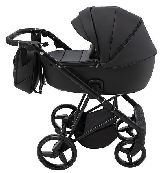 Коляска 2 в 1 Adamex Blanc Eco SA-2 чорний 680706 фото