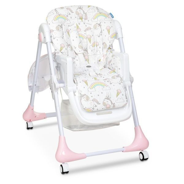 Стільчик для годування M 3233 UNICORN PINK M 3233 UNICORN PINK фото