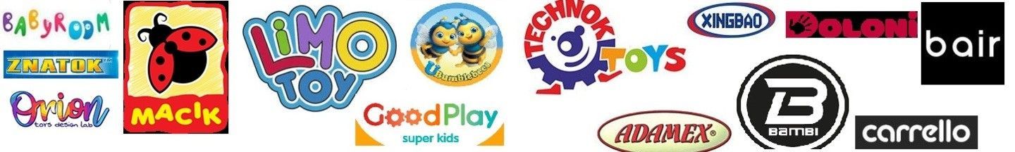 Babyroom, Orion, LimoToy, GoodPlay, Technok, Adamex, Bambi, Carello