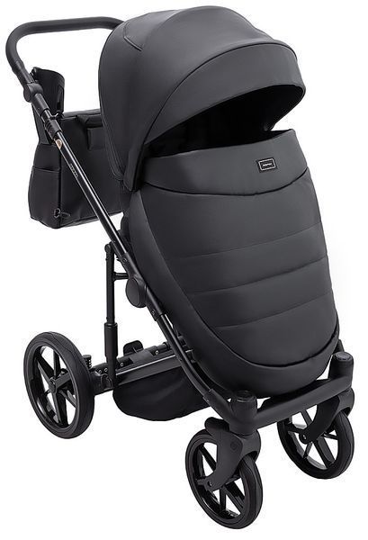 Коляска 2 в 1 Adamex Locco Eco SA-2 черный 681026 фото