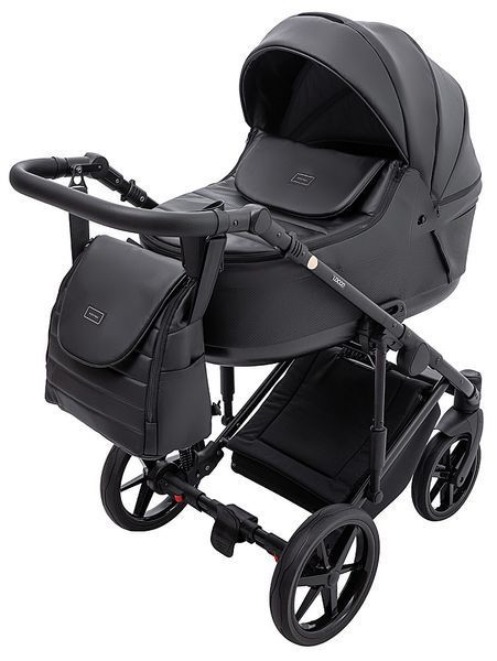 Коляска 2 в 1 Adamex Locco Eco SA-2 черный 681026 фото