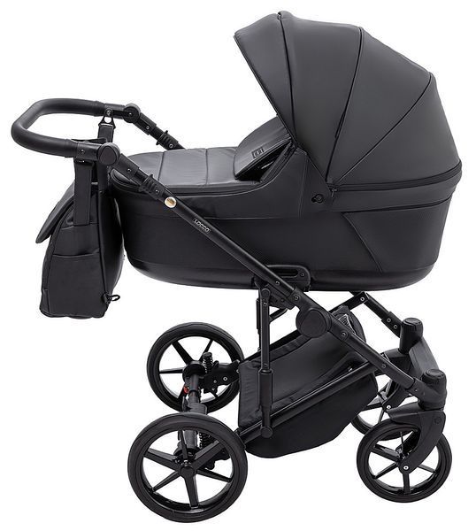 Коляска 2 в 1 Adamex Locco Eco SA-2 черный 681026 фото