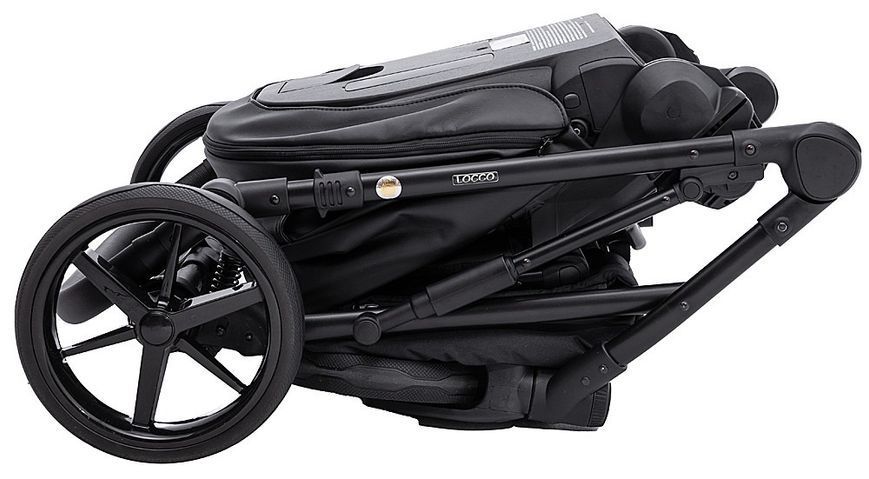 Коляска 2 в 1 Adamex Locco Eco SA-2 черный 681026 фото